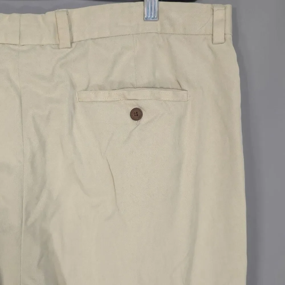 TOMMY BAHAMA Vintage Pants 40x31 Tencel‎ Cotton Slacks HONG KONG MADE